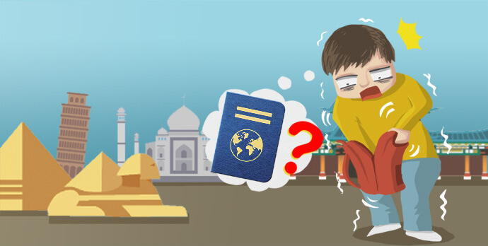 Passaporte roubado ou furtado