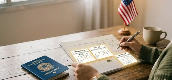 Qual o Melhor Mês para Solicitar o Visto Americano? Guia da Sazonalidade das Filas